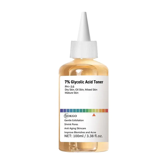 7% Glycolic Acid Toner 7% Glycolic Acid Toner for Diminishing Acne Marks Pore Tightening and Skin Hydration