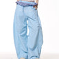 Plaid Stitching Wide Leg Pants Women's Loose Quick-drying Pants