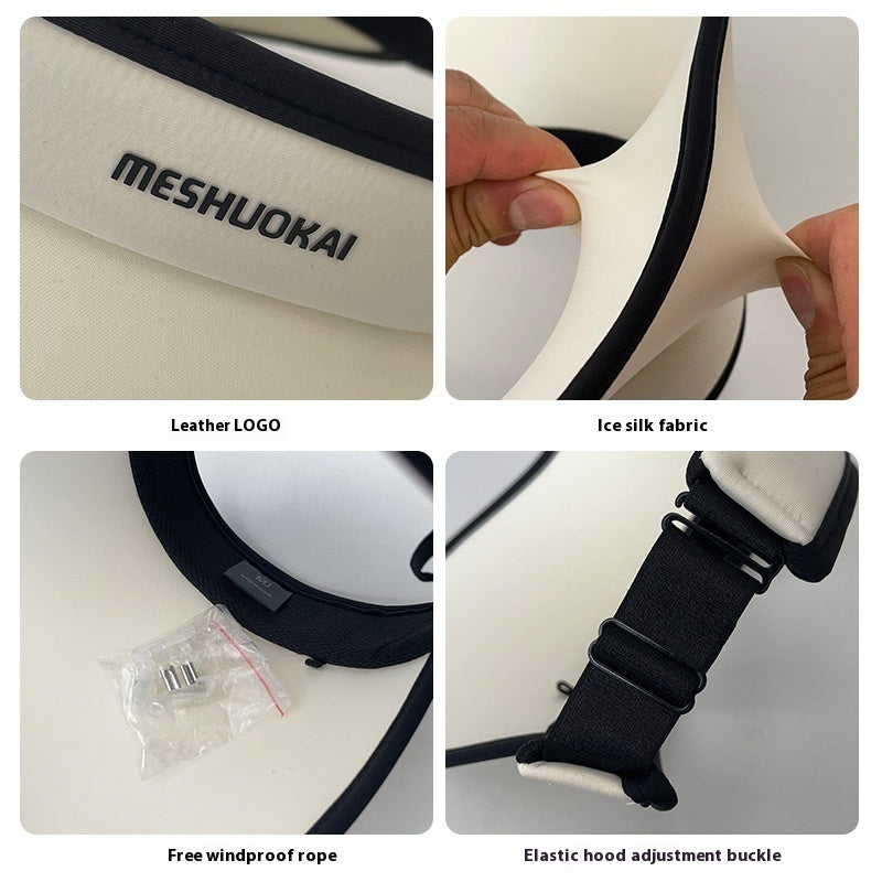 UV Protection Sunshade Female Sun Protection Hat Plus-sized