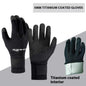 35MM Diving Mittens Wear-resistant Kevlar Titanium Coating Cold-proof Warm Non-slip Water Puncture-proof