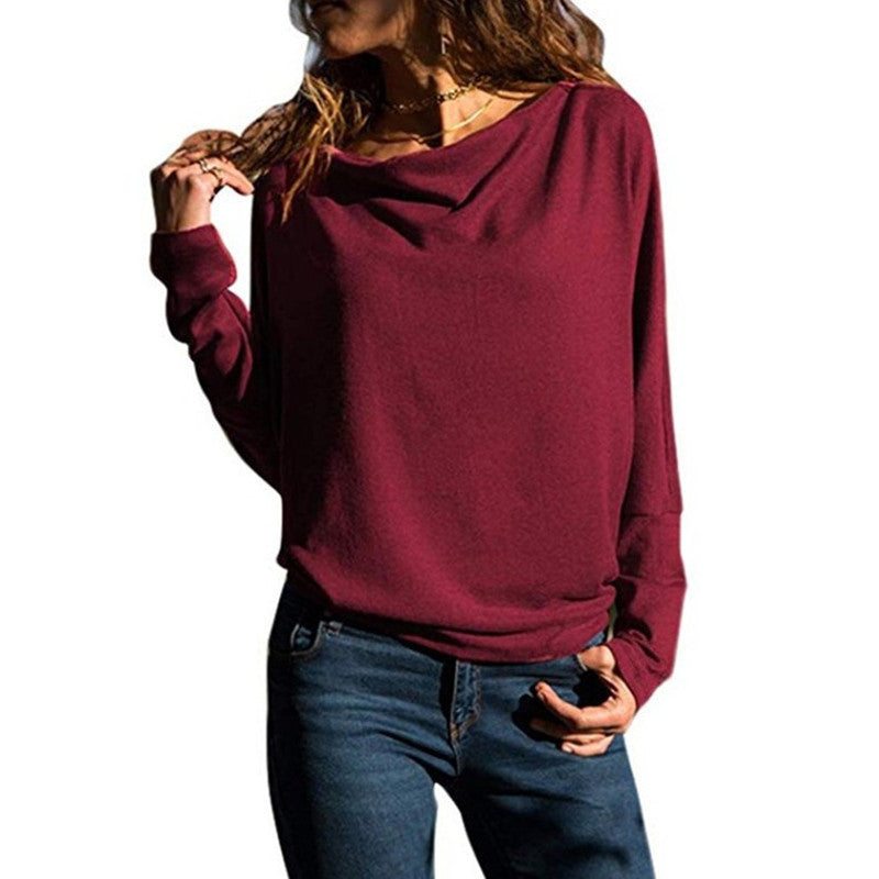 New Solid Color Loose Top T-shirt
