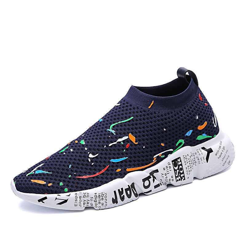 Canvas shoes breathable mesh shoes