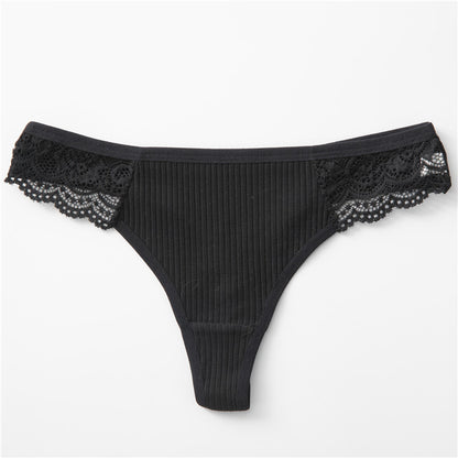Underwear Low Waist Full Cotton Women's Lace