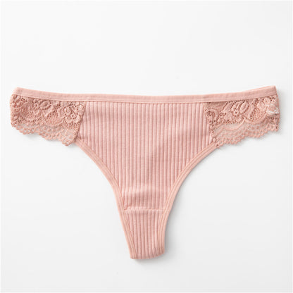 Underwear Low Waist Full Cotton Women's Lace