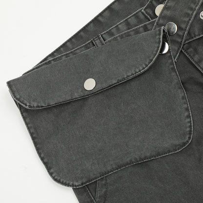 Loose Denim Trousers Men's Outdoor Tactics