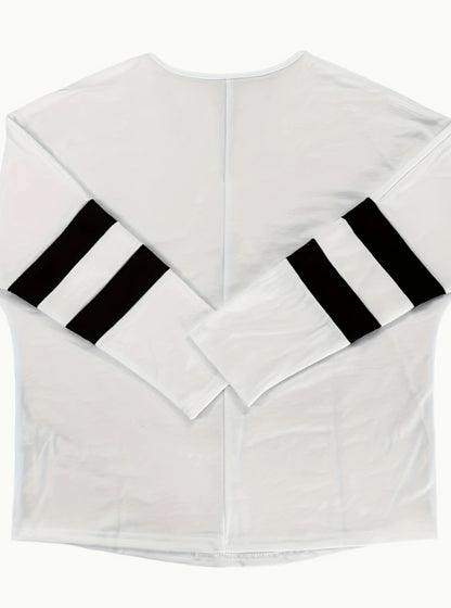 Casual Long Sleeve Loose Sweatshirt