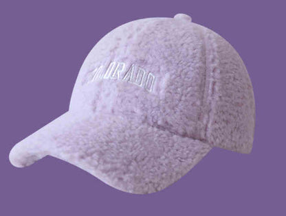 Taro Purple Beret Bucket Hat Knitted Hat