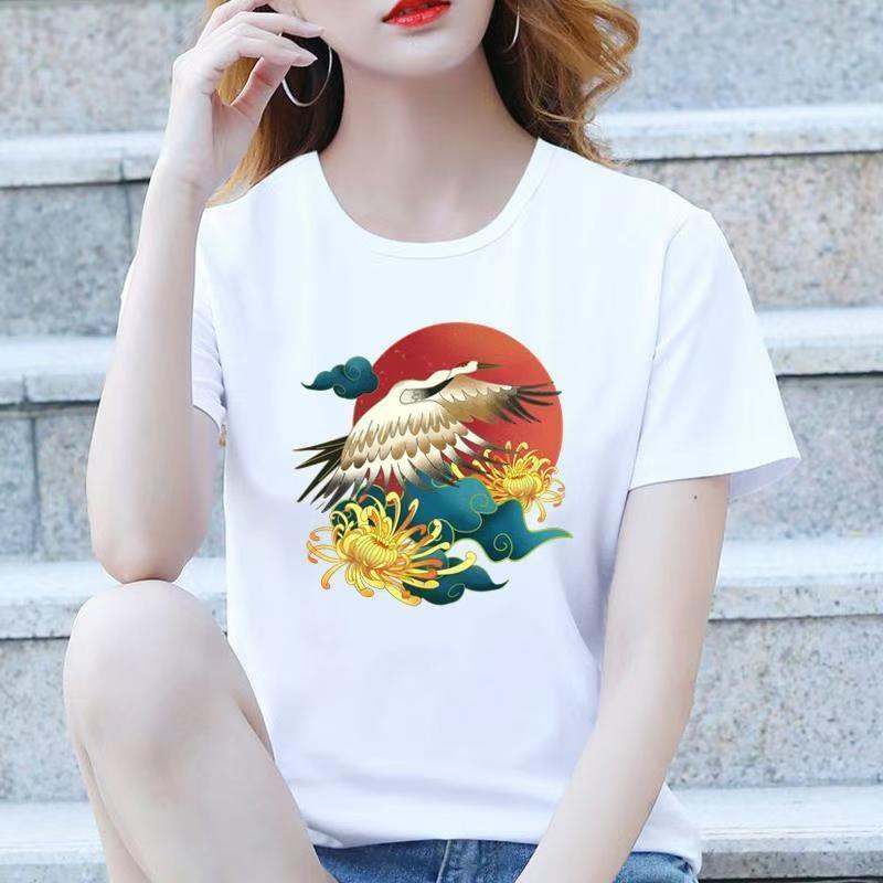 Personal Influencer Springsummer Casual Short-sleeved T-shirt For Women