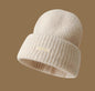 Girls Loose Design Woolen Cap Slimming Face-looking Small Warm Hat