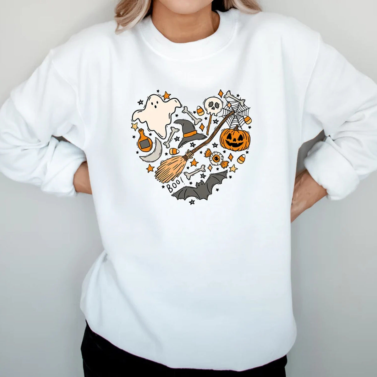 Cartoon Cute Halloween Sports Sweater