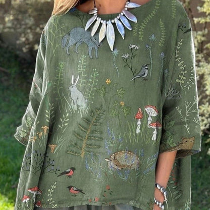 Women's 3D Printed Long Sleeved T-shirt