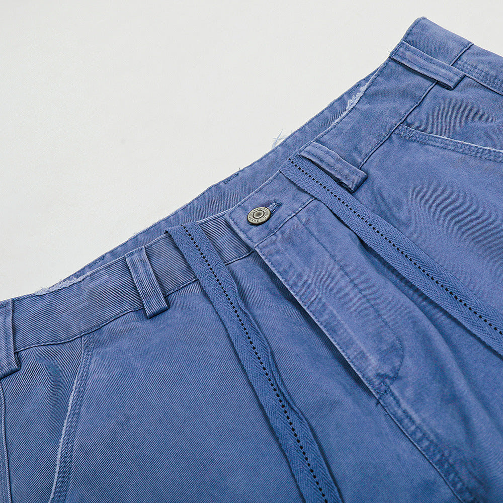 Loose Casual Solid Color Wide Leg Bootcut Pants