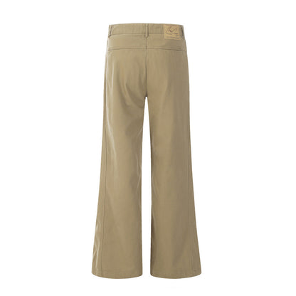 Men's American-style Solid Color Overalls