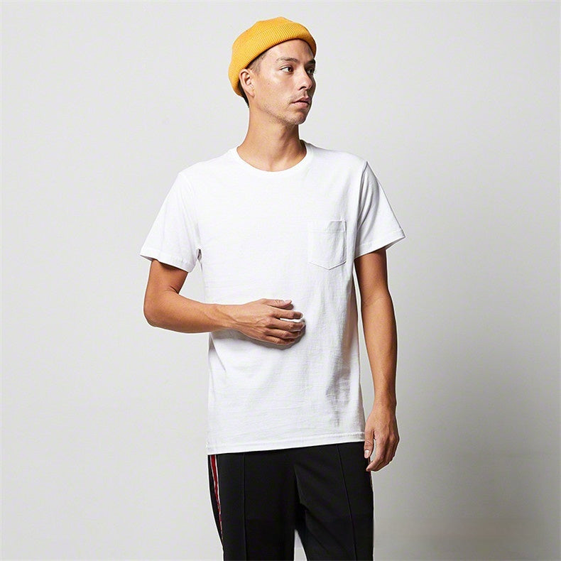 HA30 Round Neck Pocket T-shirt