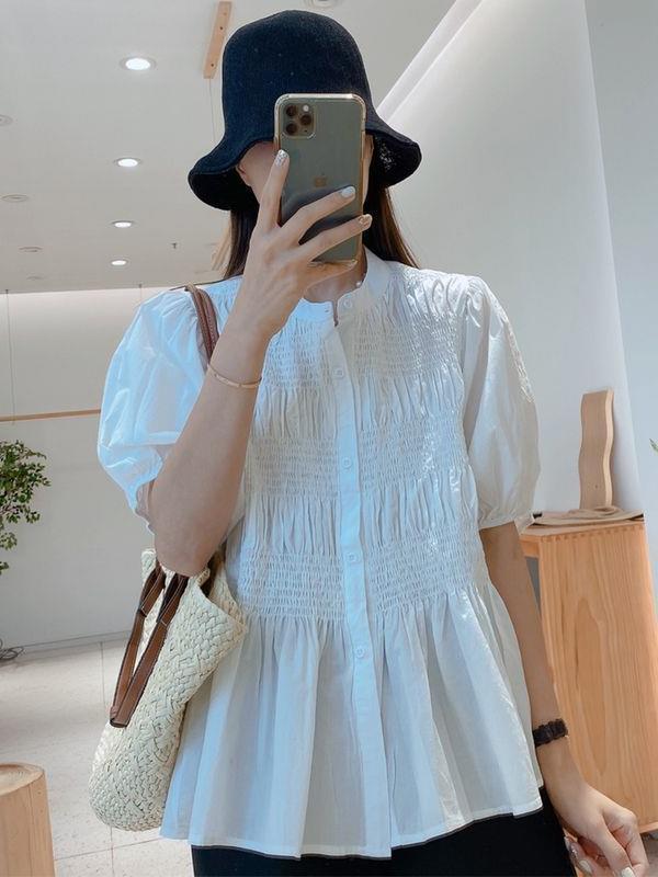 Summer New Loose Slimming Short-sleeved Shirt For Women