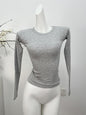 Shoulder Modal Stretch Tight Sports Long Sleeve