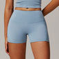 Brushed Polyester Tight Yoga Shorts