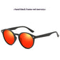 Women's Retro Polarized Round Colorful Film Sunglasses