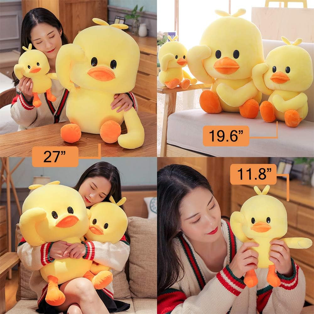 27Inch Plush Duck Stuffed Animal Soft Toys Yellow Duckling Duckie Stuff, Funny Cuddly Gifts
