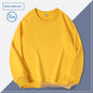 Men's Round Neck Hoodie Solid Color Couple's Shirt