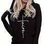 Women's Casual Hooded Long Sleeve T-Shirt