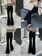 Women's High Waist Stretch Slim Bell-bottom Pants