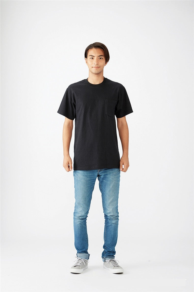 HA30 Round Neck Pocket T-shirt