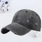 Outdoor Embroidered Printed Washed Hole Baseball Cap