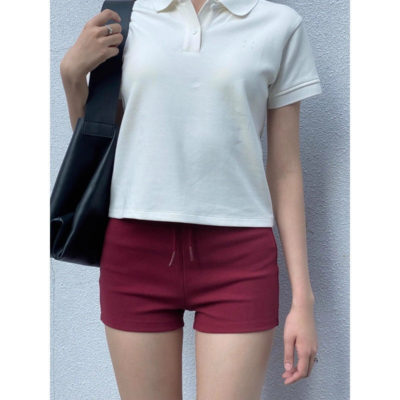 European And American Fitness Summer High Waist Yoga Hip Bag Hot Pants