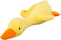 Goose Plush Toy Cute Duck Plushie Hugging Plush Pillow Duck Stuffed Animal for Kids and Friends (Yellow round Eyes,43.3'')
