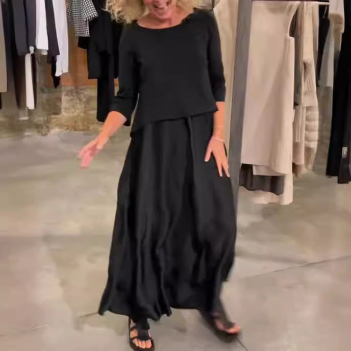 Spring And Summer Women's Clothing Amazon Cross-border 2-piece Set