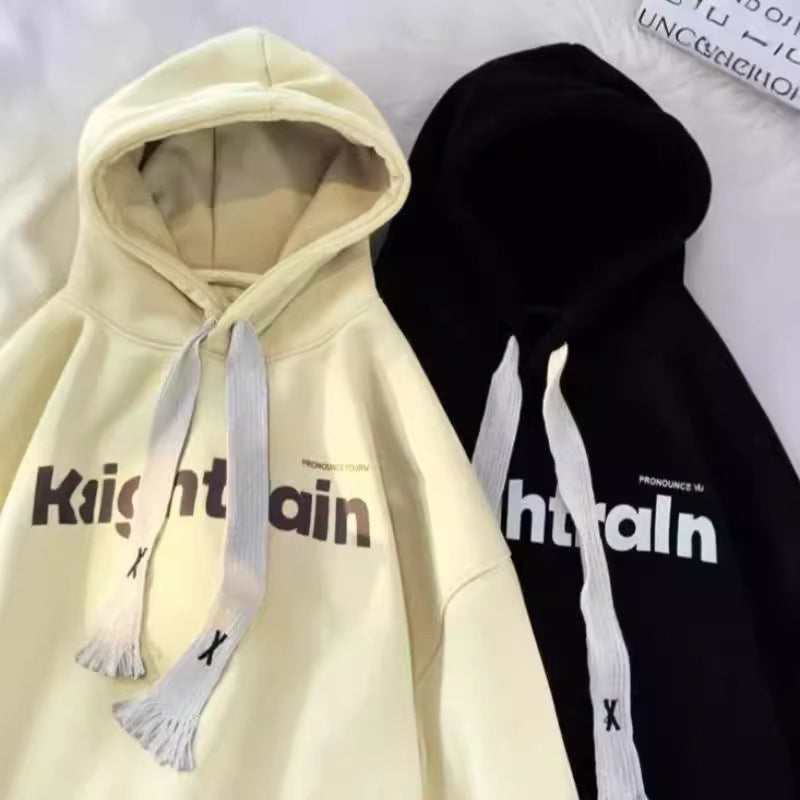 Autumn Winter Sweater Wine Red Hooded