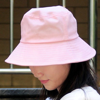Big Brim Fisherman Hat Women's Sun Protection Solid Color Bucket Hat