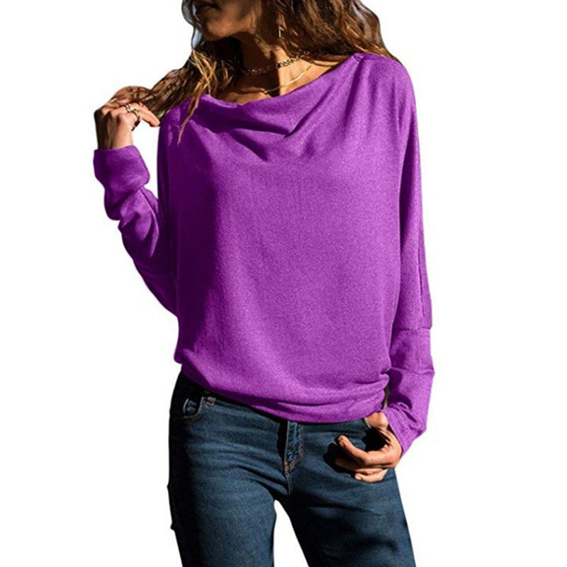 New Solid Color Loose Top T-shirt