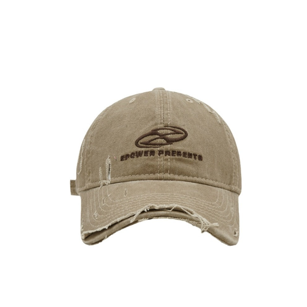 Street Make Old Ripped Denim Baseball Cap