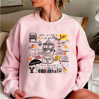 Gilmore Girls Sweatshirt Stars Hollow Shirt Dragonfly