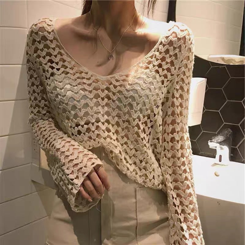 Chic Sweet And Spicy Sexy Sun Protection Sweater