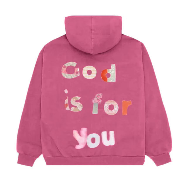 Women's Autumn And Winter Letters Print Long-sleeved Pullover Hoodie