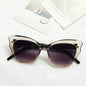 European And American Cat Eye Sun Glasses Jelly Color