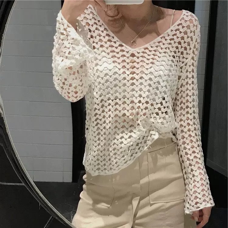 Chic Sweet And Spicy Sexy Sun Protection Sweater
