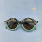 Fashion Boys And Girls Round Frame Sunglasses