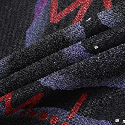 Men's American-style Printed Long-sleeved T-shirt