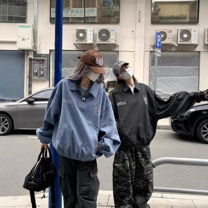 Personality Men's And Women's Retro Top