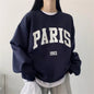 Shirt Fleece Printed Long-sleeved Letter Sweater