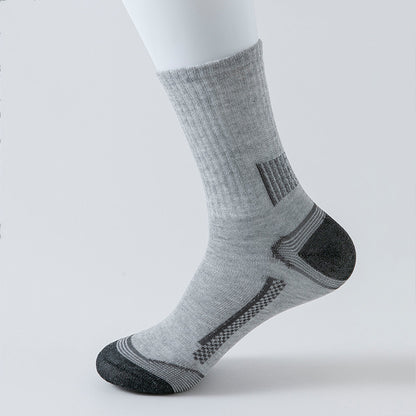 Stripe Sports Long Socks Sweat-absorbent, Comfortable And Breathable