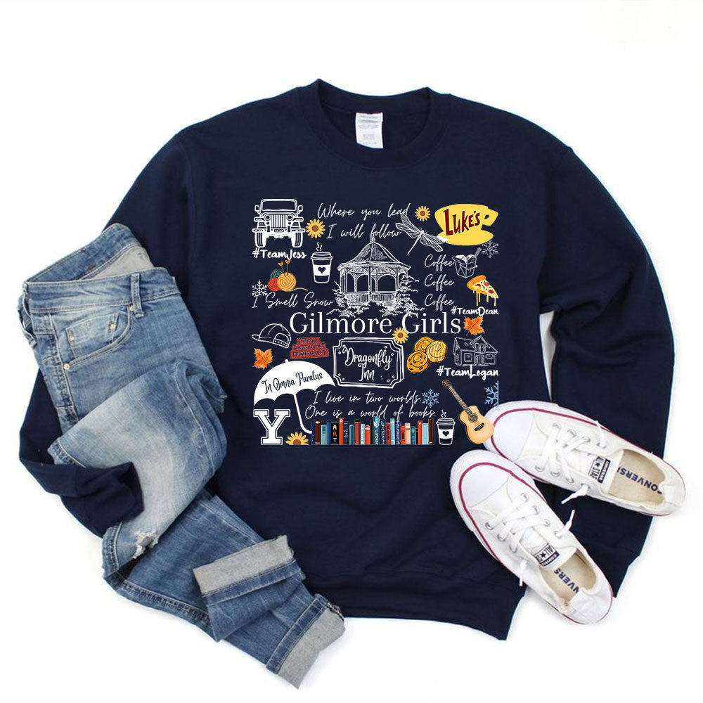 Gilmore Girls Sweatshirt Stars Hollow Shirt Dragonfly