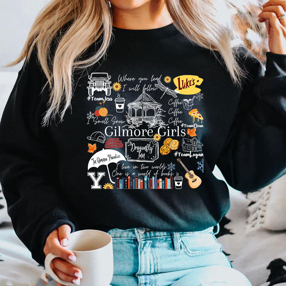 Gilmore Girls Sweatshirt Stars Hollow Shirt Dragonfly