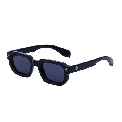 Square Frame Sunglasses Men's Advanced Driving Small Frame Sunglasses Men
