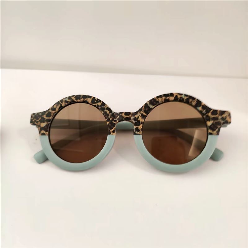 Fashion Boys And Girls Round Frame Sunglasses