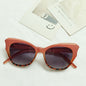 European And American Cat Eye Sun Glasses Jelly Color
